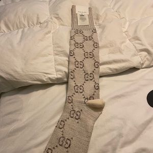 Authentic New with Tags Gucci knee socks size L.